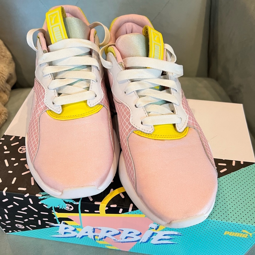Puma Barbie x Nova sneakers, Orchid Pink, size 9